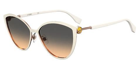 fendi 0413/s|Fendi FF 0413/S IJS/GA Sunglasses in White .